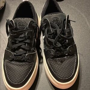 Nike Women's Black Sneakers with White Accents